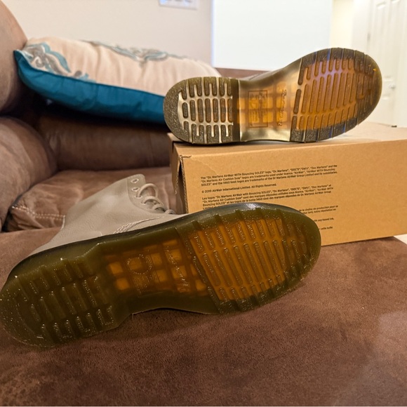 Dr Martens 1460 Pascal Grey New Boots - Picture 5 of 6